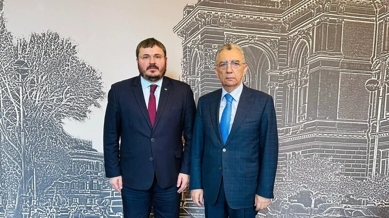 Ukrayna səfiri Eldar Əzizovla görüşdü - FOTO