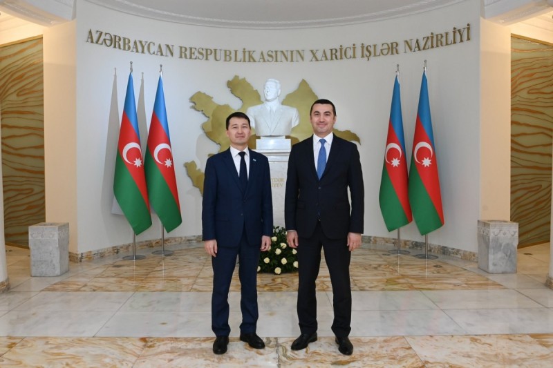 Qazaxıstanla xarici siyasət kommunikasiyası gücləndirilir - FOTO