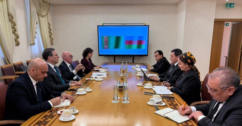 Firudin Qurbanov Türkmənistanın təhsil nazirinin müavinləri ilə görüşdü