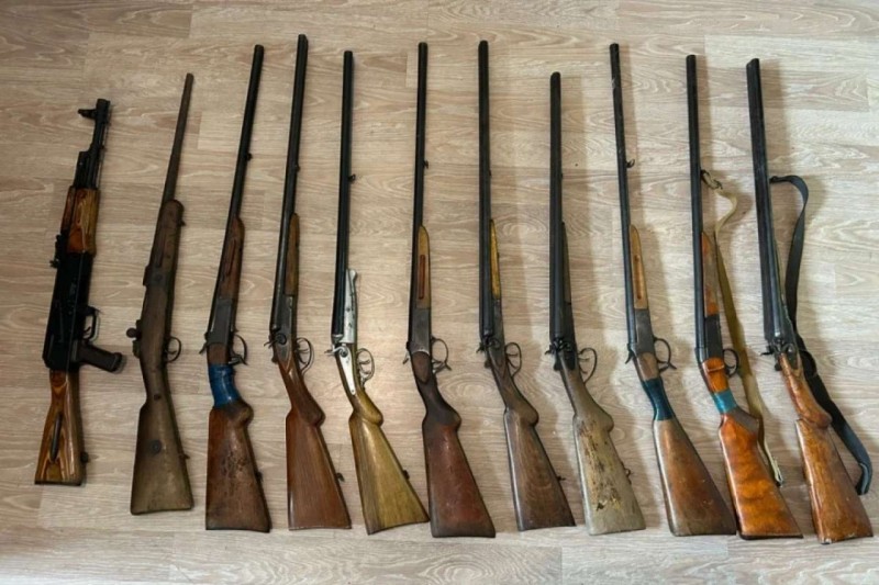 Ötən gün Azərbaycanda 11 qanunsuz silah aşkarlanıb