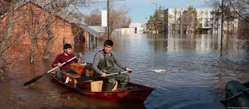Çay daşdı: 25 ev su altında qaldı
