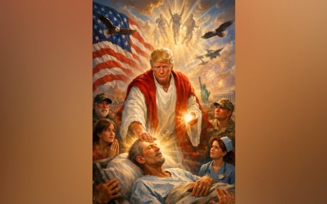 Tramp müqəddəs fotosunu sildi