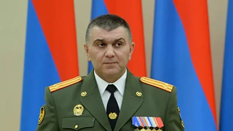 Ermənistanda general-mayor həbs edildi