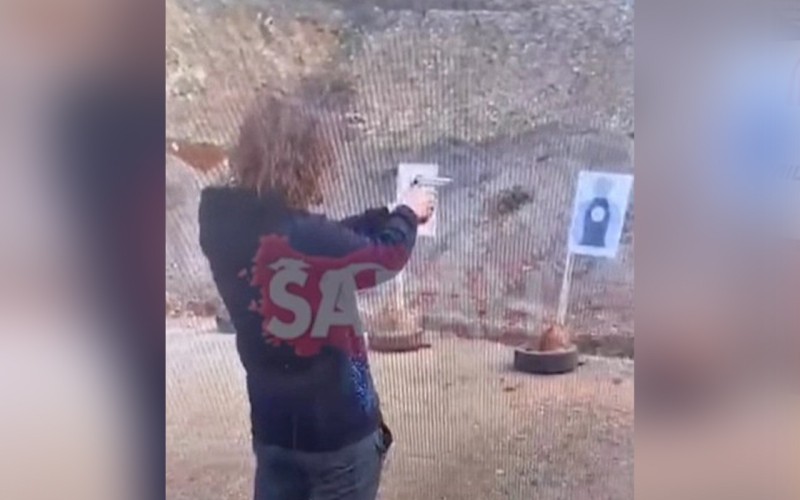 10 nəfəri öldürən məktəblinin poliqondakı görüntüləri - VİDEO