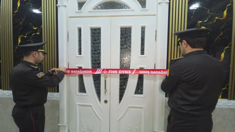 Şadlıq sarayının fəaliyyəti dayandırıldı - FOTO - VİDEO