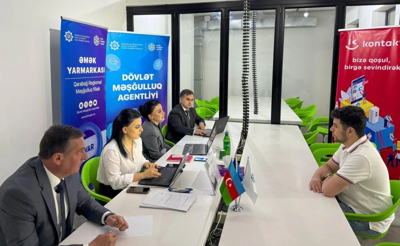 Xankəndidə növbəti əmək yarmarkası - FOTOLAR