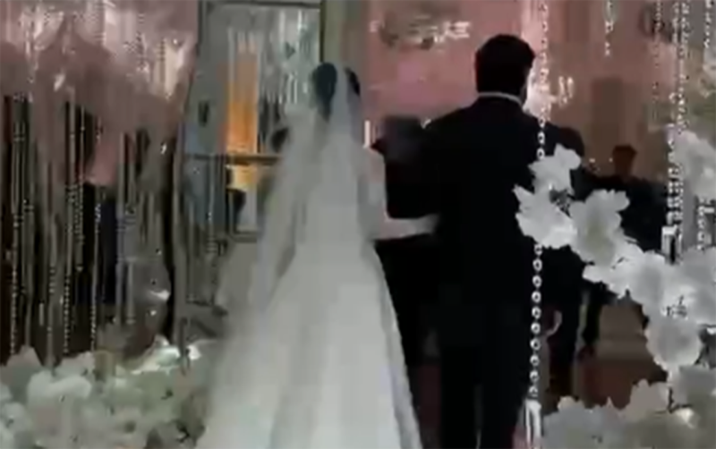 “Emiland”ın sahibi oğluna dəbdəbəli toy etdi - Video