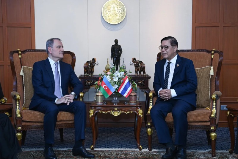 Bayramov tailandlı həmkarı ilə nədən danışdı?