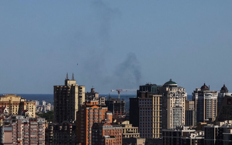 Kiyevdə partlayış səsləri eşidilir