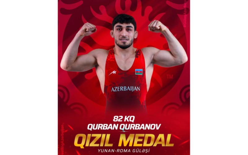 Daha bir güləşçimiz Avropa çempionu oldu