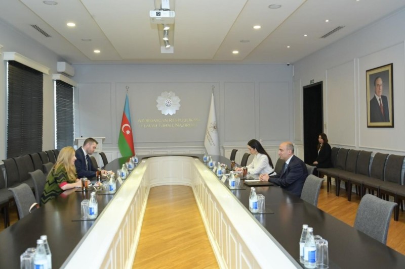 Emin Əmrullayev Yunanıstan səfiri ilə görüşdü - FOTO