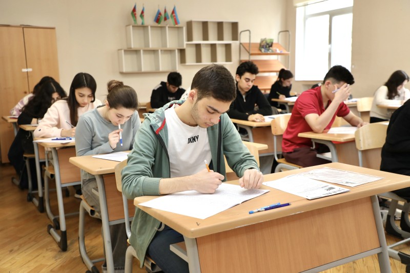 55 mindən çox şagird imtahan verəcək