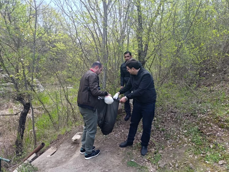 Xocalıda ekoloji iməcilik - FOTOLAR