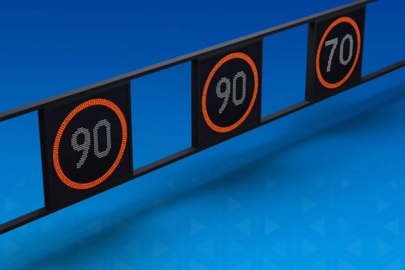 Bu yolda sürət həddi endirildi