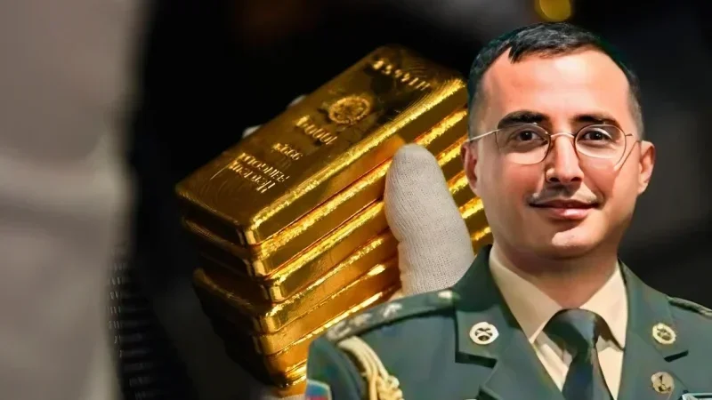 70 kiloqram qızılla saxlanılan polkovnik-leytenant həbs edildi