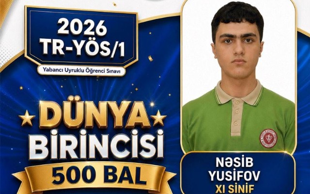 Azərbaycanlı şagird dünya birincisi oldu