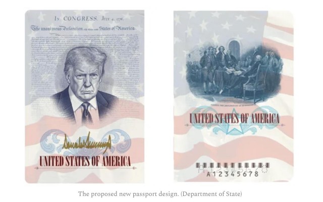 Yeni pasportlarda Trampın şəkli olacaq?