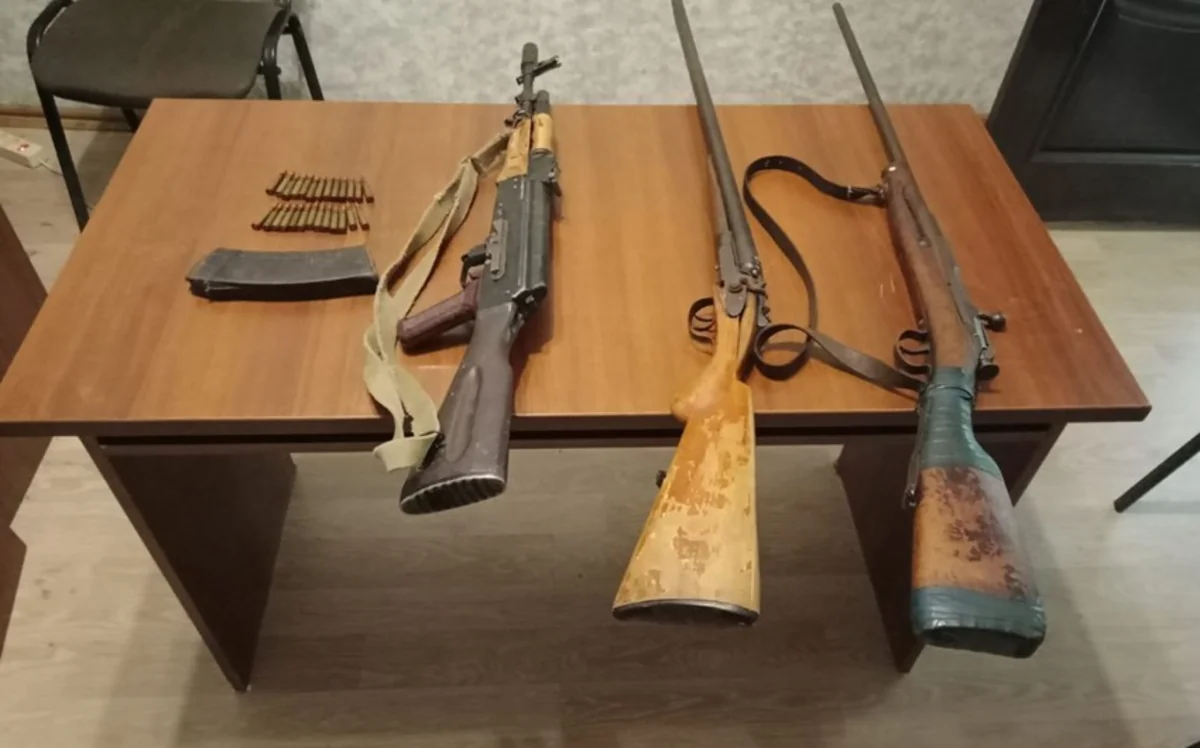 Ötən gün qanunsuz saxlanılan 7 silah aşkarlanıb