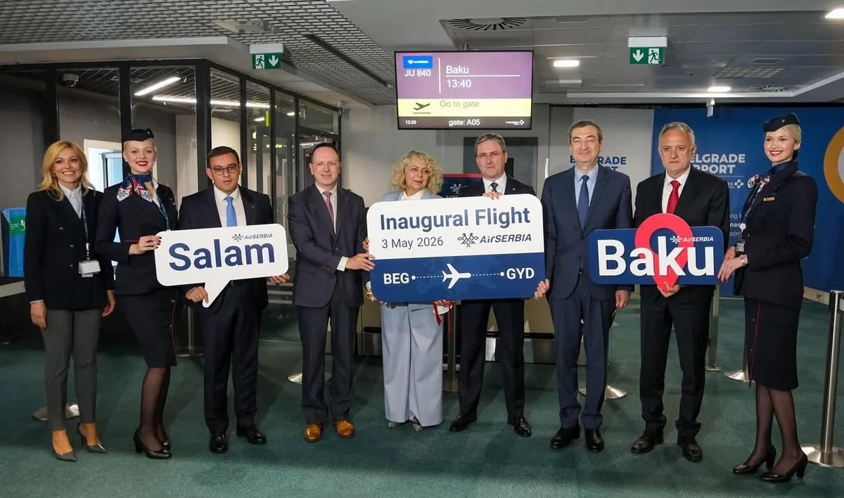 Belqraddan Bakıya uçuş başladı - YENİLƏNİB