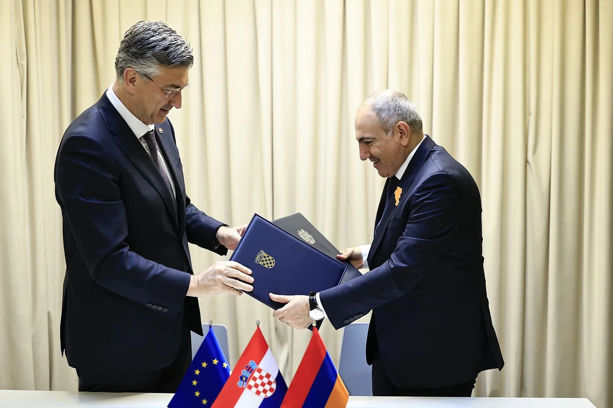 Ermənistanla Xorvatiya sənəd imzaladı