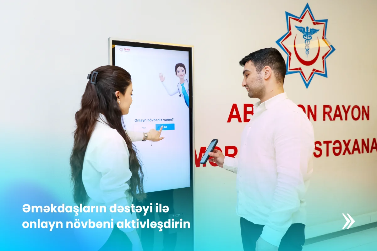 Bu xəstəxanada növbə sistemi tətbiq edildi