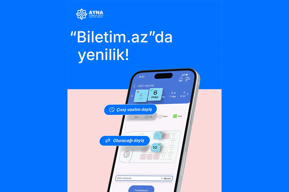 Biletim.az portalına yeni funksiya əlavə olunub