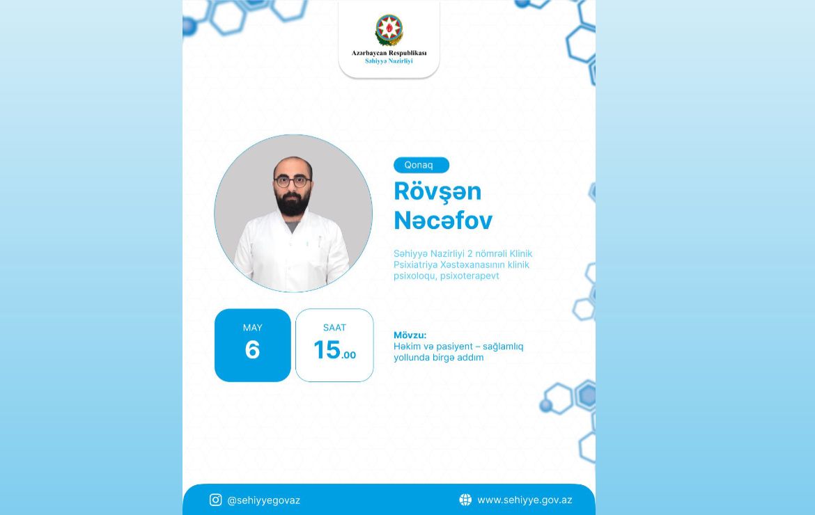 SN-nin canlı yayımının qonağı Rövşən Nəcəfov olacaq