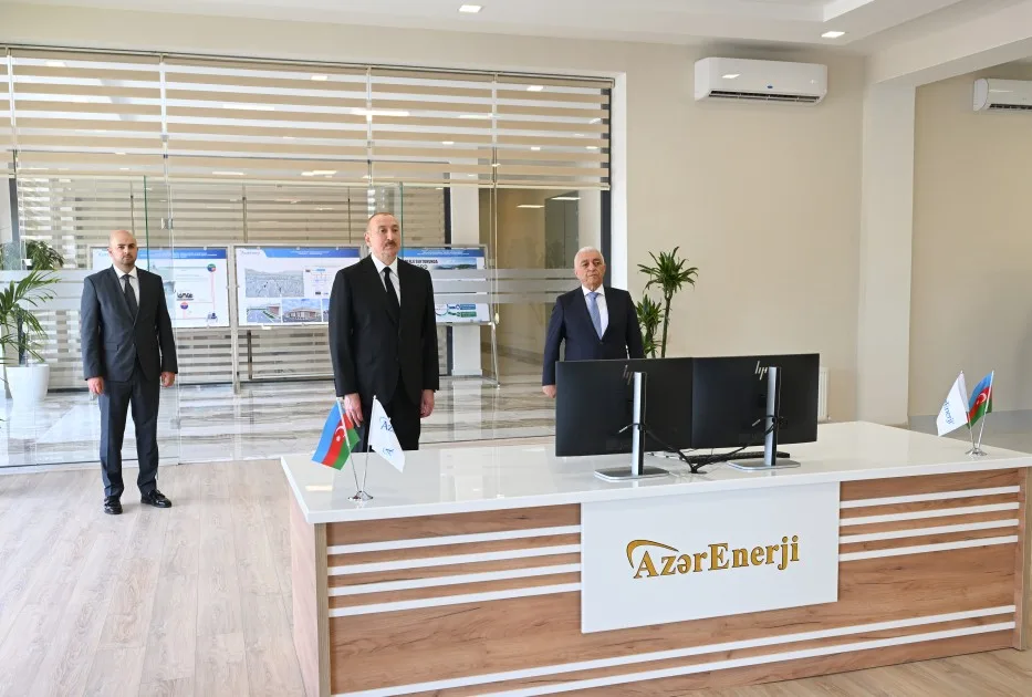 “Şəfəq” yarımstansiyasının açılışı oldu - YENİLƏNİB + FOTOLAR