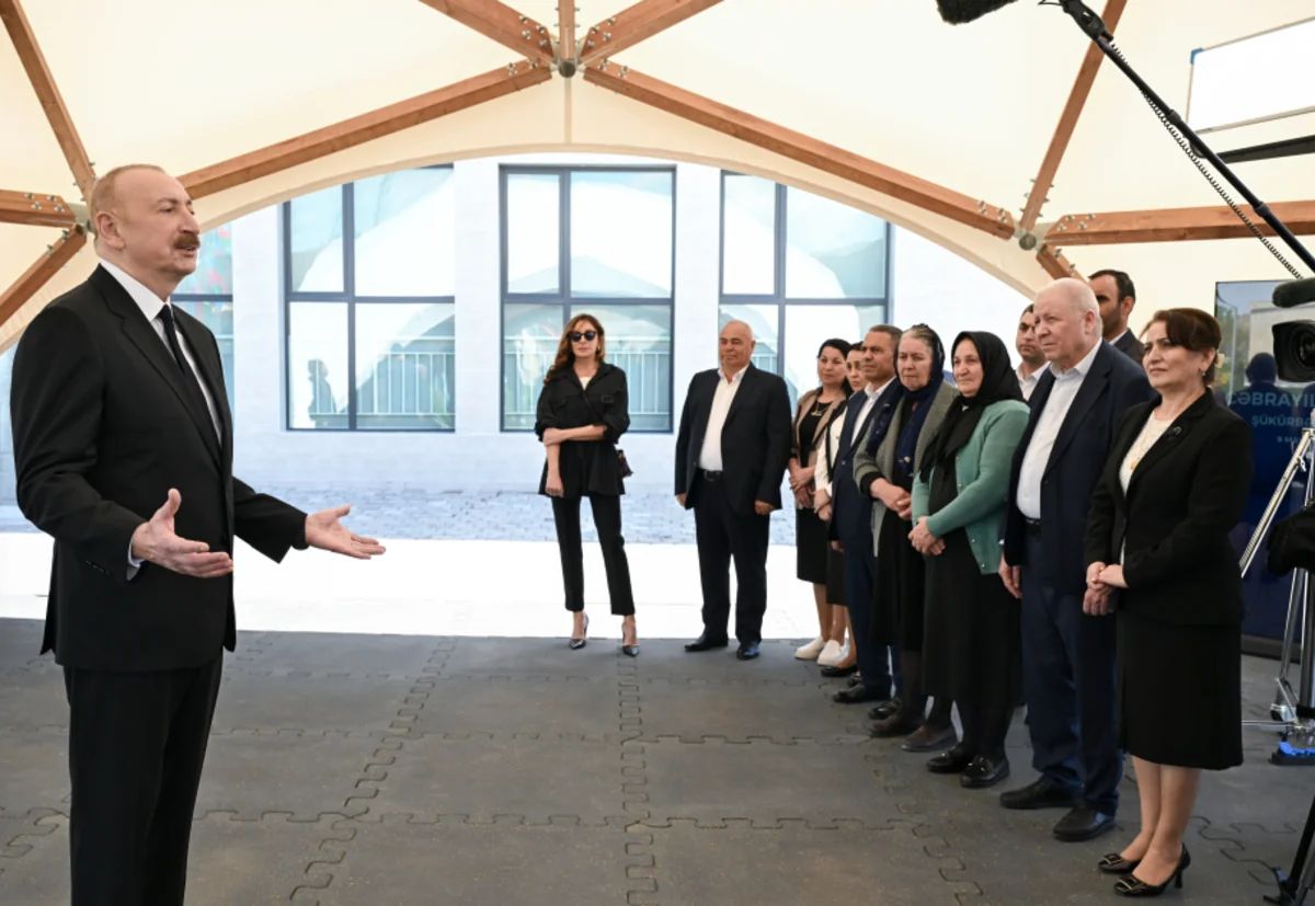 Prezident: Şükürbəyli kəndi tamamilə yenidən qurulub