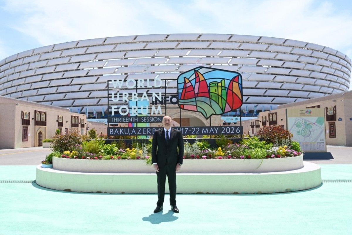 Prezident Bakı Olimpiya Stadionunda