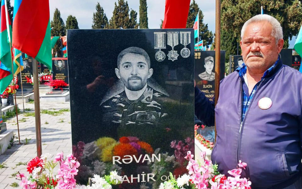 Şəhid atası vəfat etdi - Foto