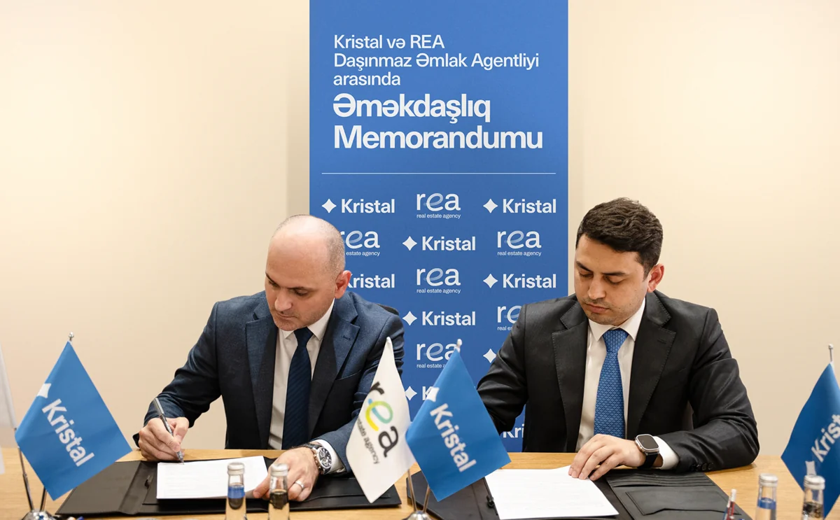 Kristal və REA Daşınmaz Əmlak Agentliyi arasında yeni əməkdaşlıq razılaşması əldə olunub!