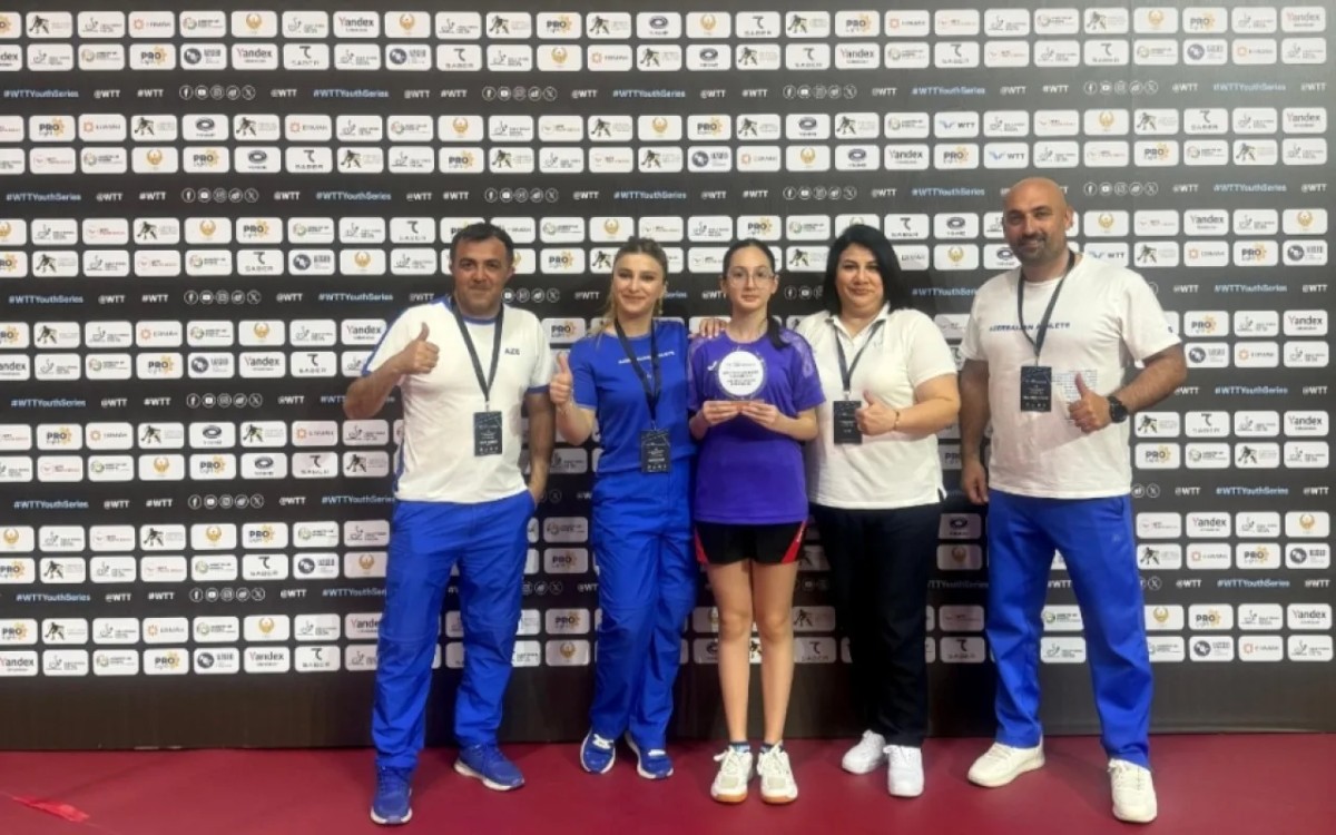 Stolüstü tennisçimiz beynəlxalq turnirin mükafatçısı oldu
