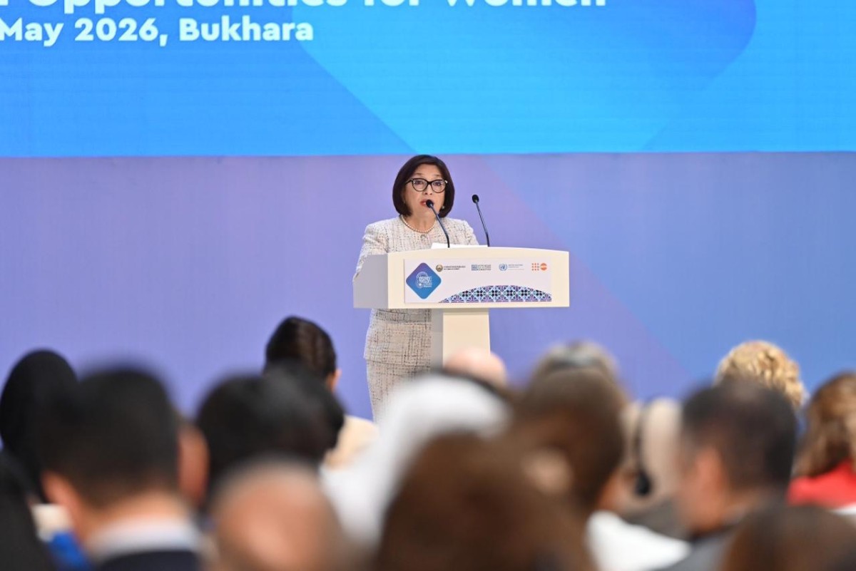 Sahibə Qafarova Buxaraya gedib -FOTOLAR