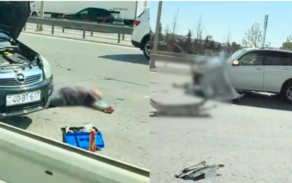 Bakı-Sumqayıt yolunda ağır qəza - Ölən var - Video