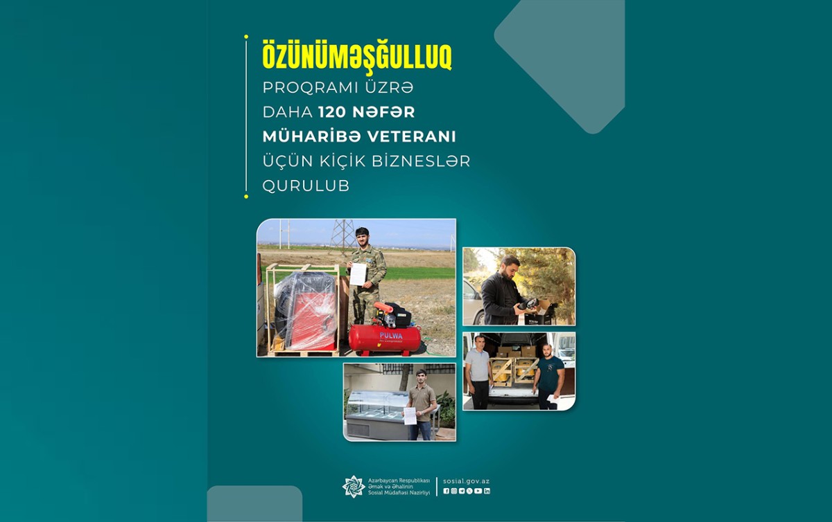 Müharibə veteranları üçün kiçik bizneslər quruldu 