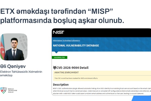 ETX əməkdaşı MİSP-də boşluq aşkarladı