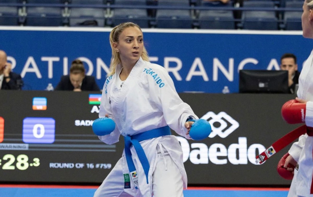 Qadın karateçimiz Avropa çempionu oldu