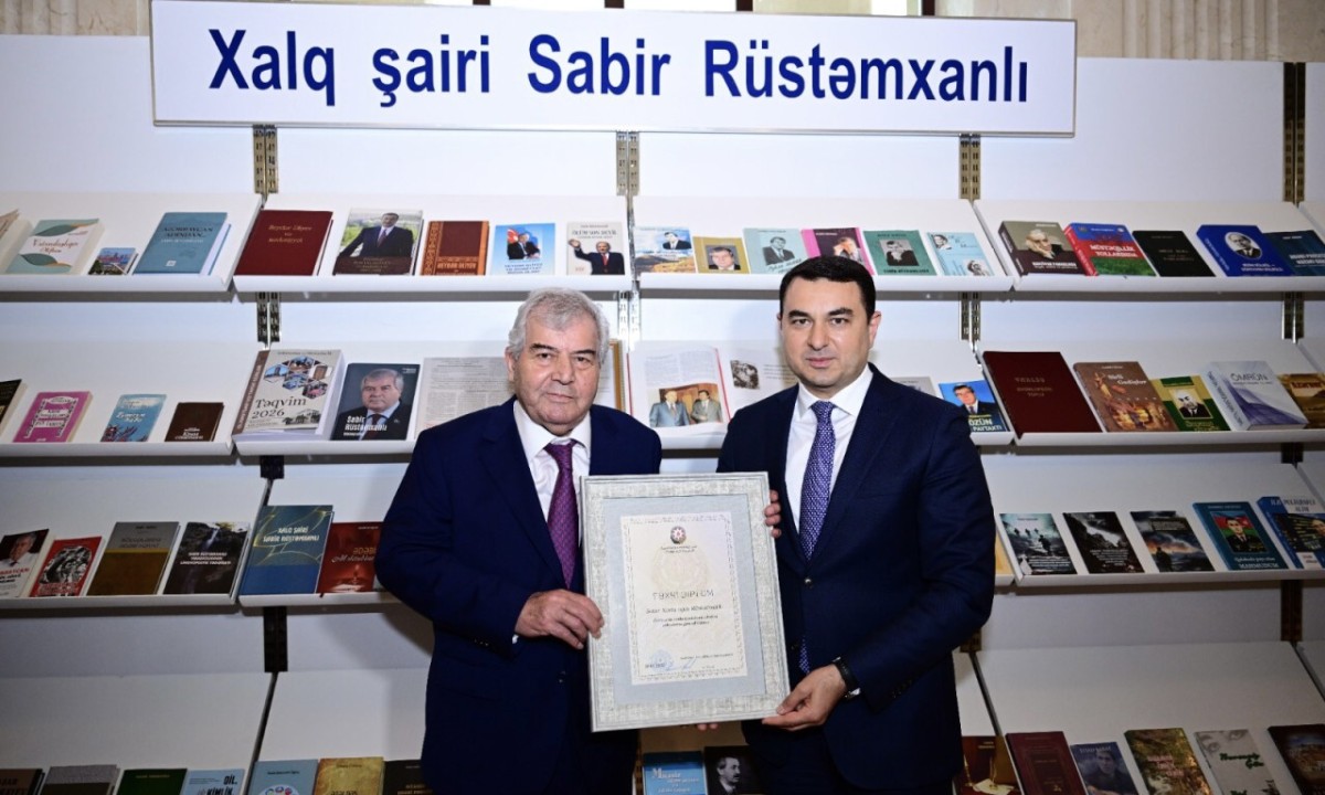 Xalq şairi Sabir Rüstəmxanlının 80 illik yubileyi qeyd olundu - FOTOLAR