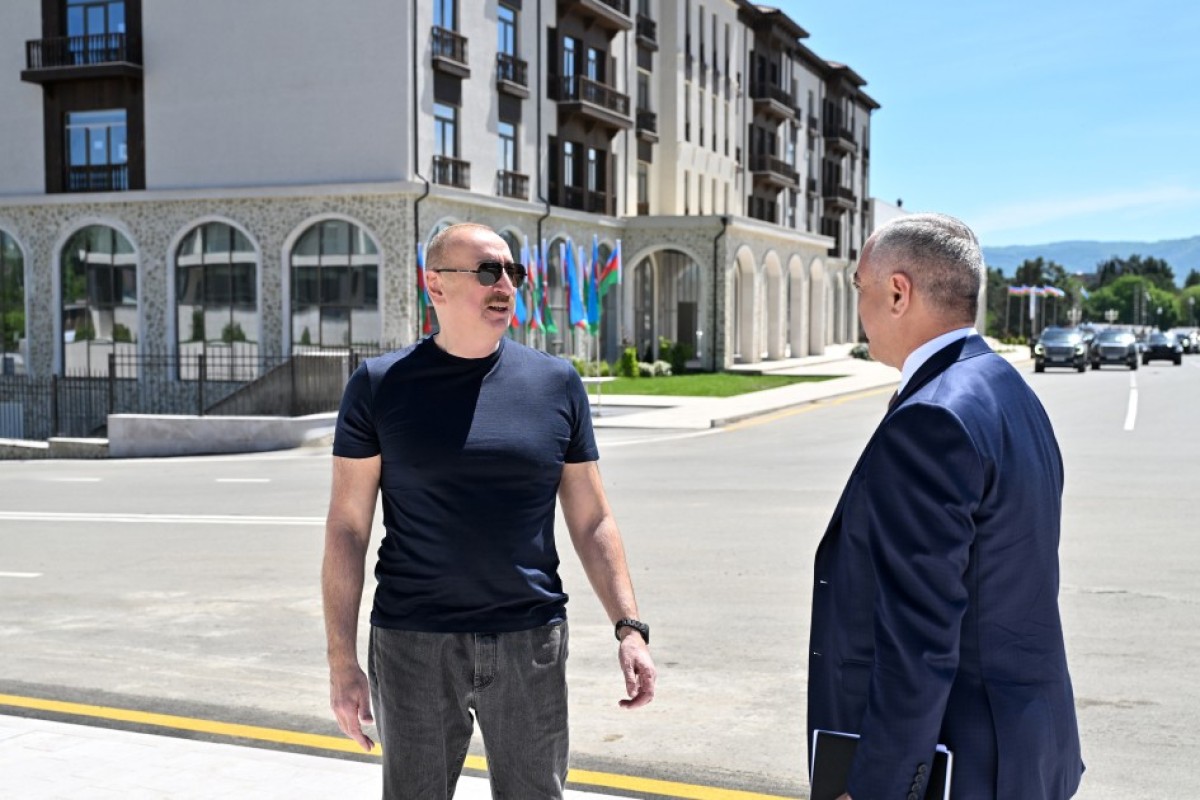 Prezident Xankəndidə Mədəniyyət Mərkəzinin açılışında