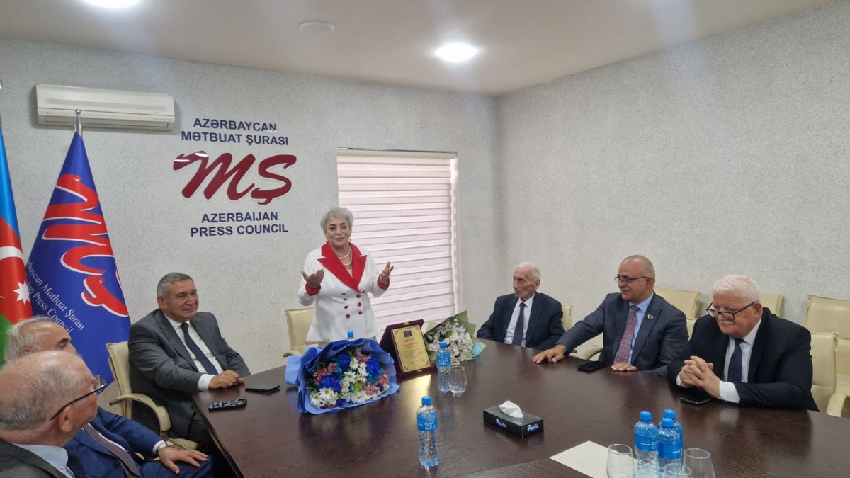 Əməkdar jurnalist Əminə Yusifqızının 75 illik yubileyi qeyd edildi - FOTOLAR