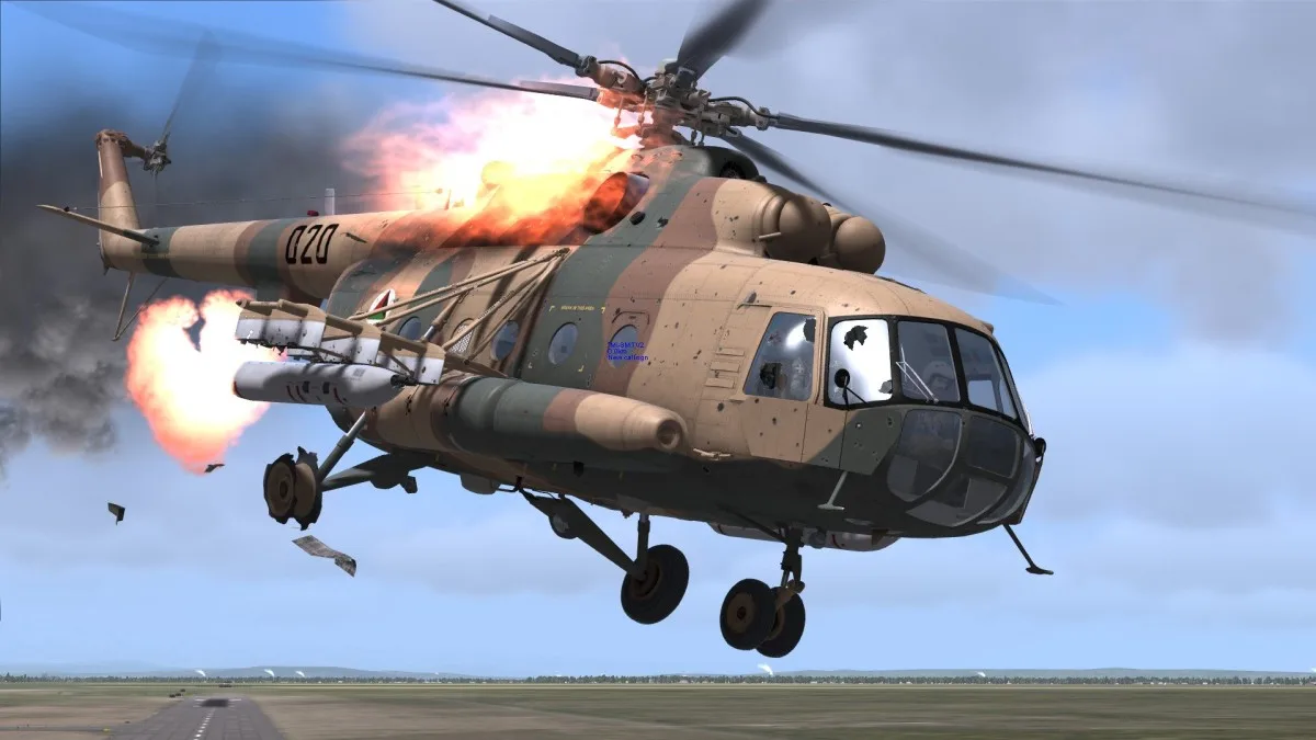 İngiltərədə hərbi helikopter qəzaya uğradı