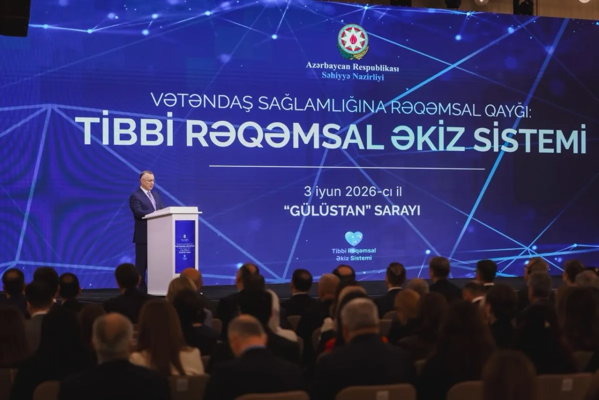 “Vətəndaş sağlamlığına rəqəmsal qayğı: Tibbi Rəqəmsal Əkiz Sistemi”nin təqdimatı oldu - FOTOLAR