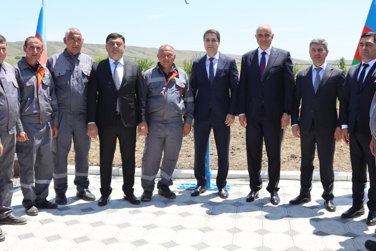 Ağstafanın Köçvəlili kəndi fasiləsiz içməli su ilə təmin edildi - FOTOLAR