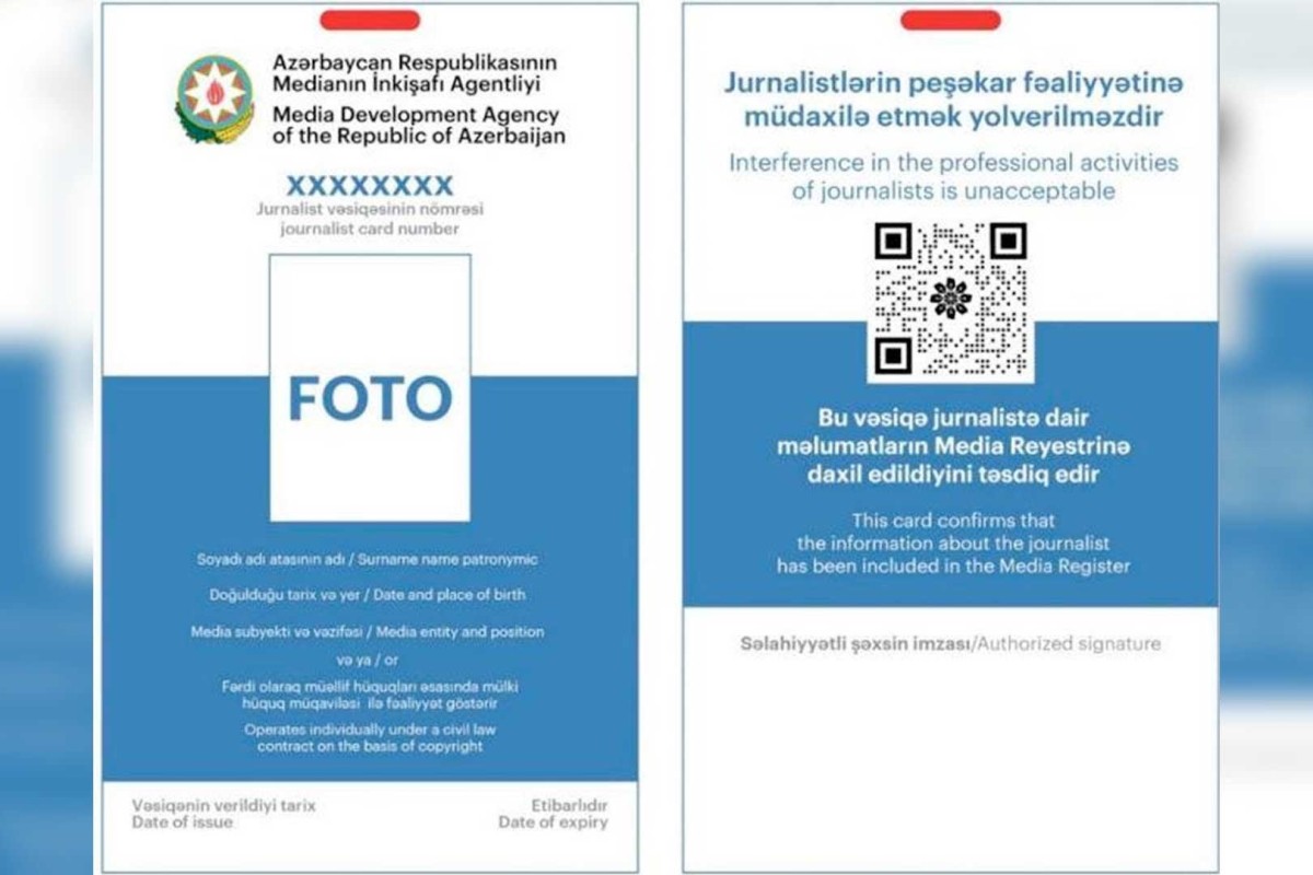 Jurnalistlər vəsiqəyə görə ödəniş etməyəcək