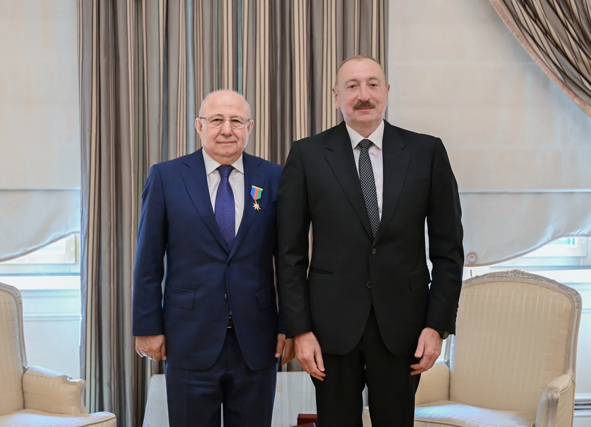 Prezident Qurban Qurbanovla görüşdü, medal verdi - FOTO