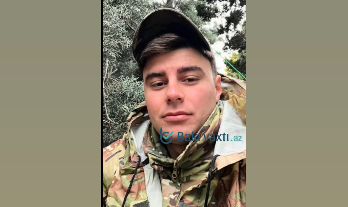 Tovuzda çayda batan İlhamın - FOTOSU