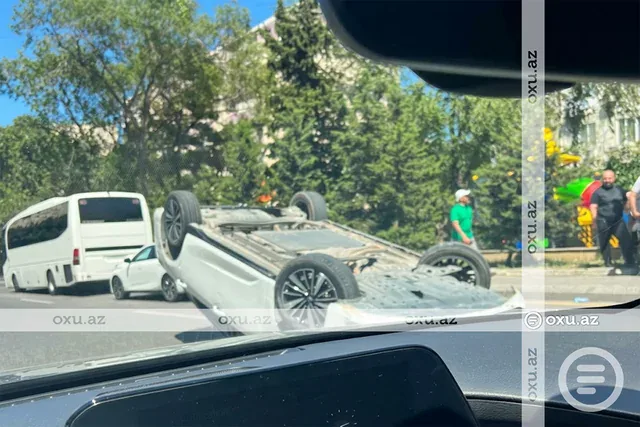 Bakıda "Changan" AŞDI: Xəsarət alanlar var