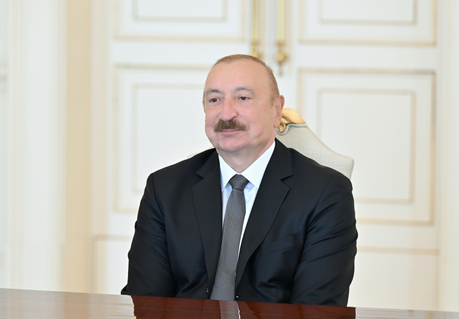 İlham Əliyev Stiv Deynsi qəbul etdi - FOTO