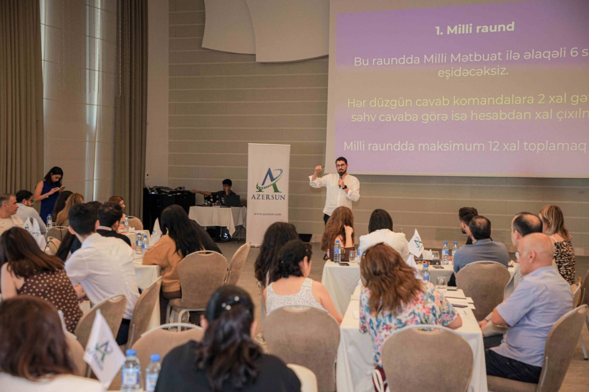 “Azərsun Holdinq” Milli mətbuat Günü münasibəti ilə tədbir keçirib - FOTOLAR